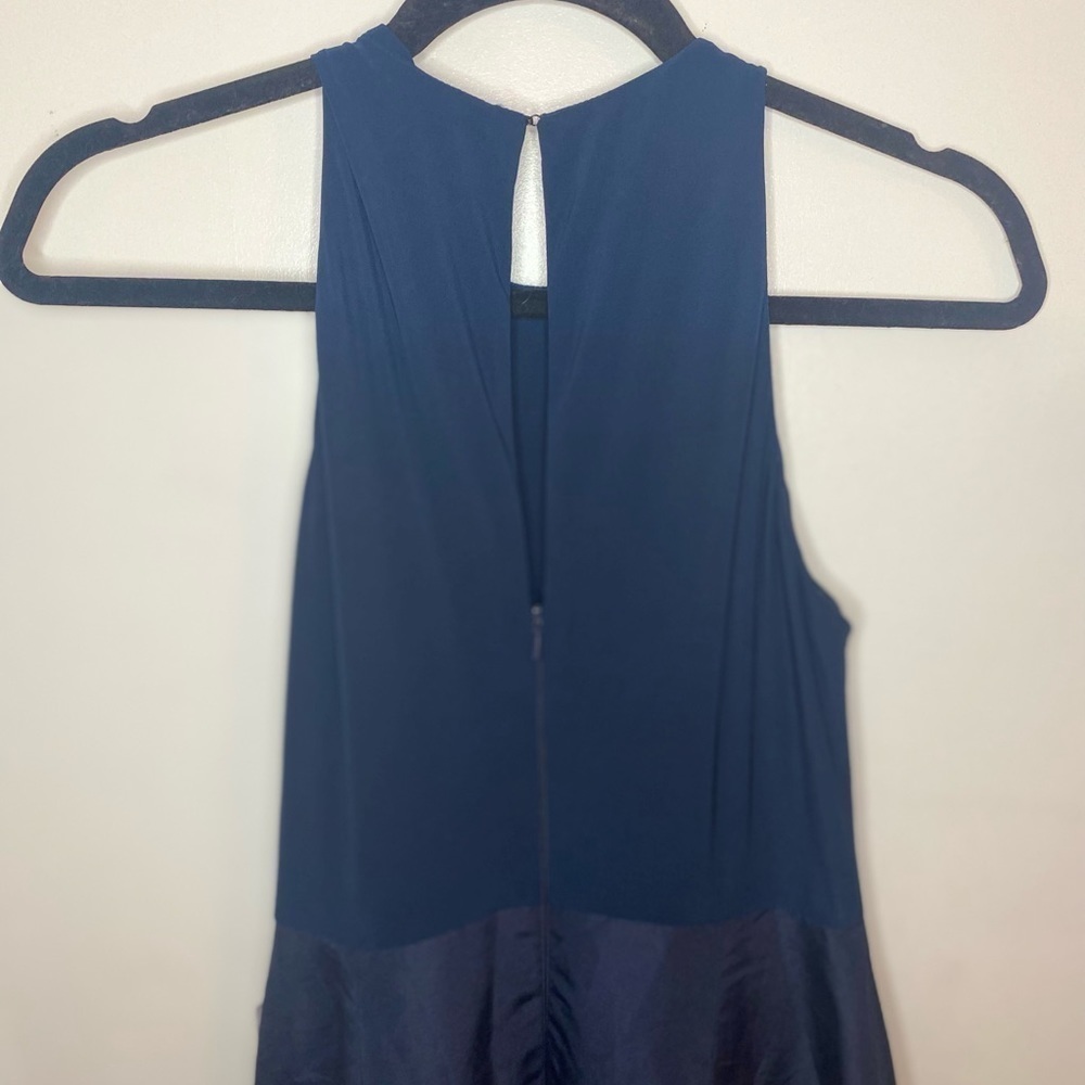Alfred Sung D737 Midnight Floor Length Dress 2 - Picture 3 of 7